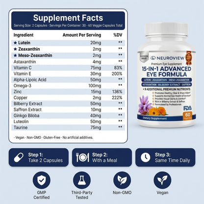 Neuroview 15-in-1 Advanced Eye Formula #1